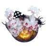 Halloween decorative pumpkin lanterns and spider decorations set for festive atmosphere home decor Item Picture